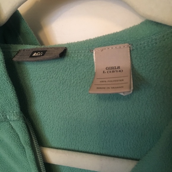 Green Zip up Fleece - Picture 2 of 2